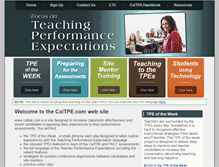 Tablet Screenshot of caltpe.com